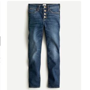 NWT J.Crew 9” High-Rise Toothpick Jean in Litchfield Wash -size 24P